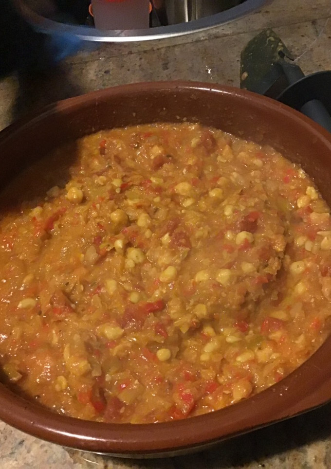Una foto de Potaje de garbanzos marroquí Thermomix