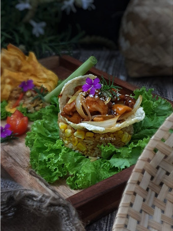 Cara Gampang Membuat 324. Nasi Goreng Ayam Lada Hitam Ekonomis Untuk Jualan