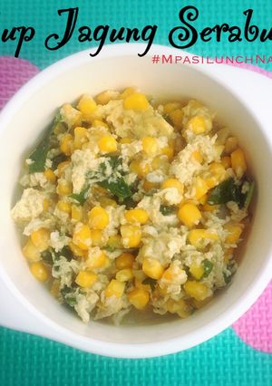 Foto resep Sup jagung serabut (Mpasi 12m+)