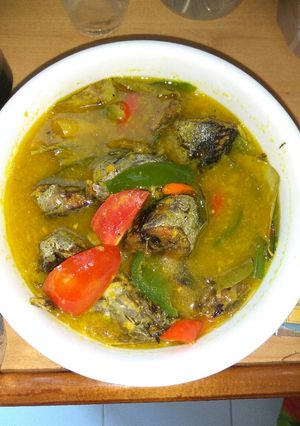 Foto resep Ikan tongkol bumbu kuning paprika