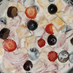 A picture of Cold fruit salad.