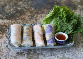 Easy Prepare Recipe Vietnamese summer rolls  Savory Delicious