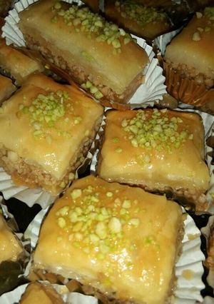 صورة لوصفة بقلاوة بعجينة الفيلو