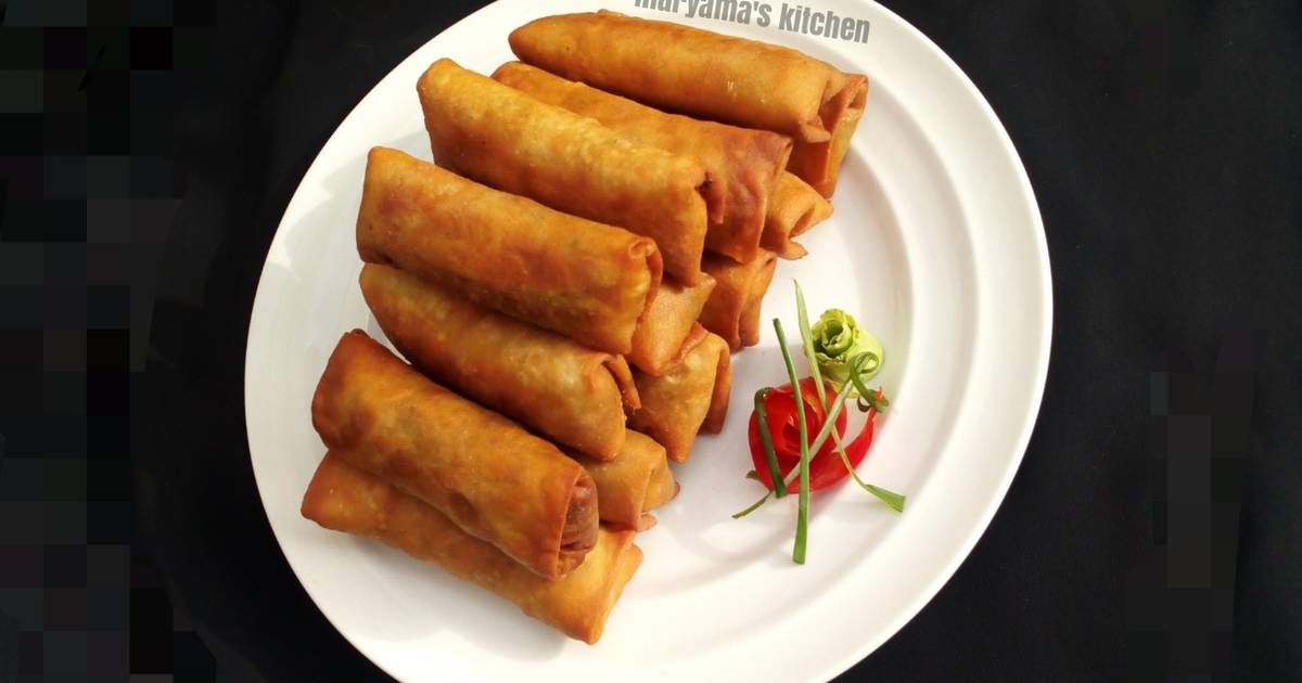 Pastry spring rolls Recipe by Maryama's kitchen Cookpad