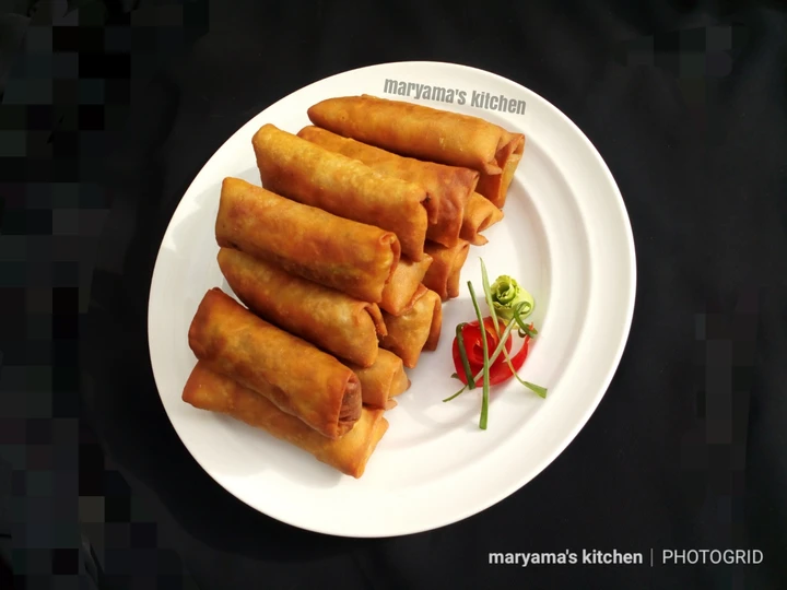 Easy Steps Prepare Recipes Pastry spring rolls the So Delicious Perfect.