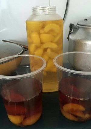 Hình của món Trà Đào.