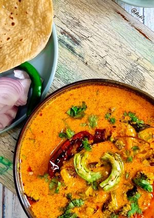 A picture of Dahiwali Bhindi.