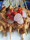 Chicken Satay with Peanut Sauce