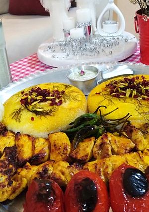 عکسی از دستور جوجه کباب