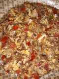 Carne seca con huevo