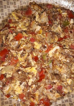 A picture of Dried Beef with Eggs.