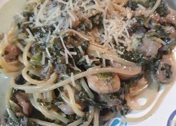 Easiest Way to Cook Yummy Shrimp and Kale Pasta
