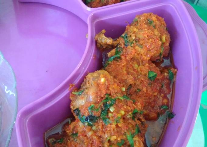 Ayam Goreng Balado kemangi sereh