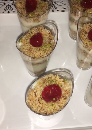 صورة لوصفة كنافة بالمهلبية