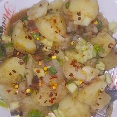 A picture of Chatpata Aloo chaat.