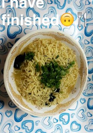 صورة لوصفة اندومي بفلفل اسود😋❤❤