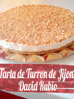 Una foto de Tarta de turrón de Jijona