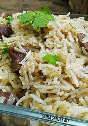 A picture of Punjabi yakhni pulao #cookpadapp.