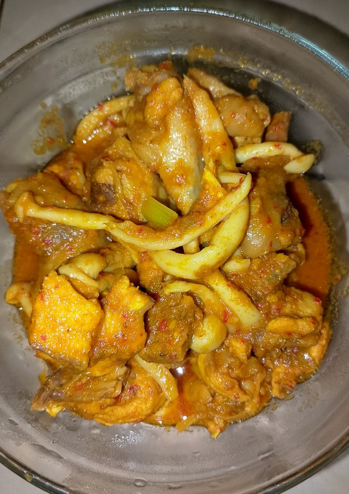Foto resep Ayam rica-rica jamur