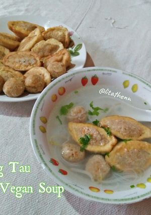 Foto resep Yong Tau Foo Vegan Soup