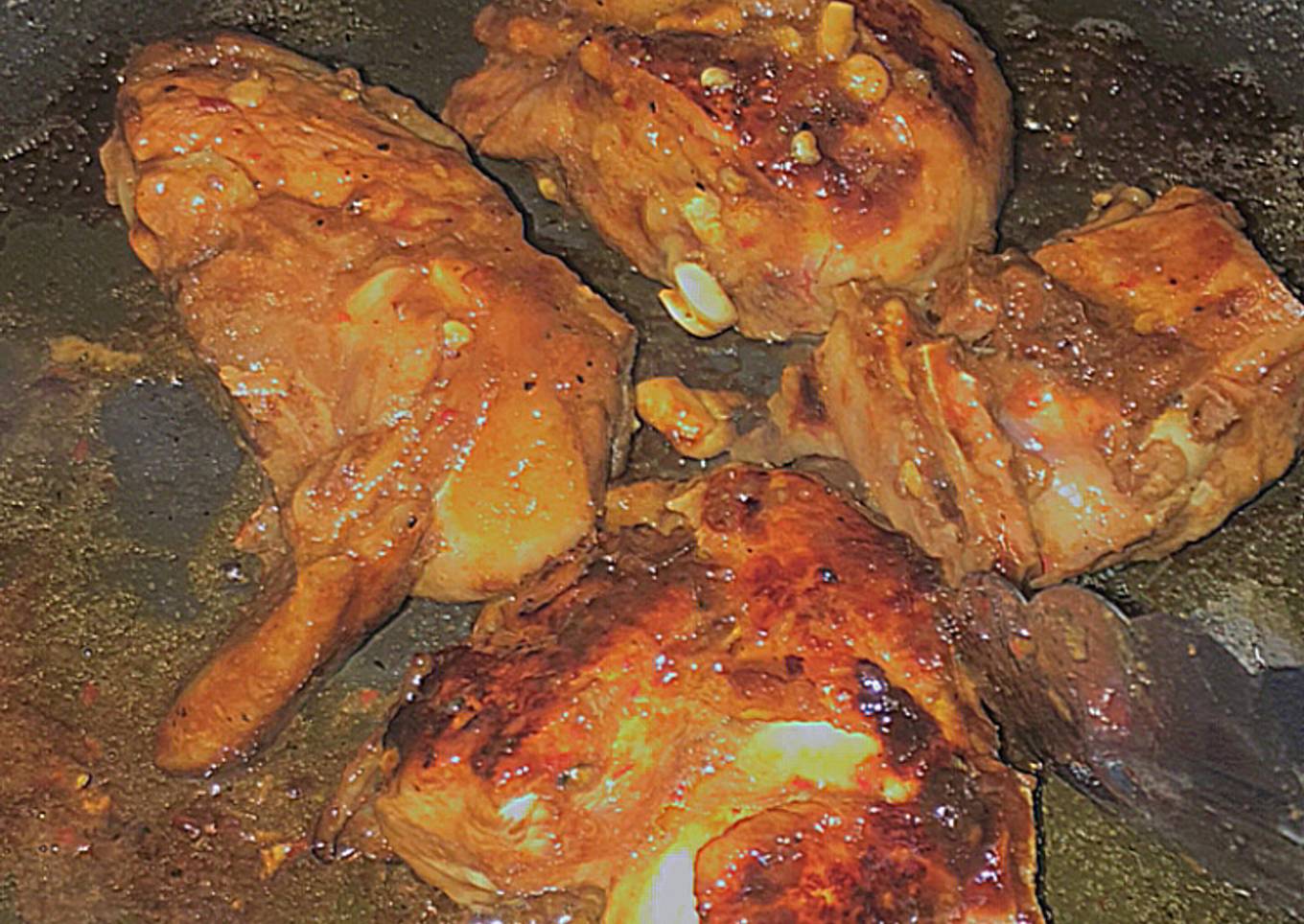 Ayam bakar pedas manis anak kos