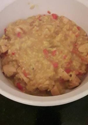 Una foto de Arroz con pollo riquísimo