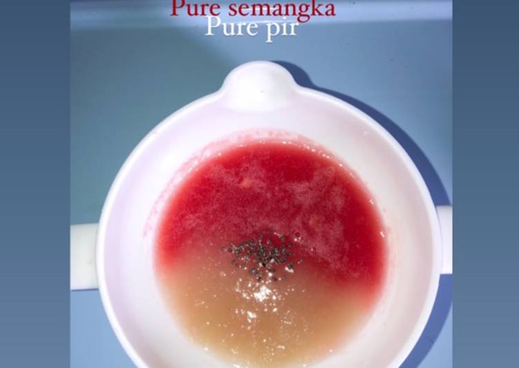 Resep Pure Semangka 🍉 with Pir🍐, Sempurna