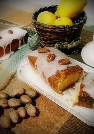 Una foto de Budín de limón