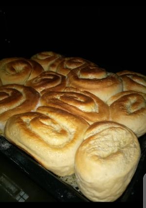 A picture of Yema rolls.