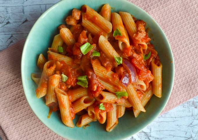 Penne Amatriciana Recipe by Fiona @ Free From Favourites - Cookpad
