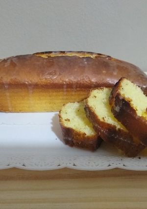 Una foto de Budín de limón