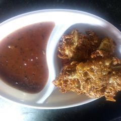 A picture of Cabbage fritters.