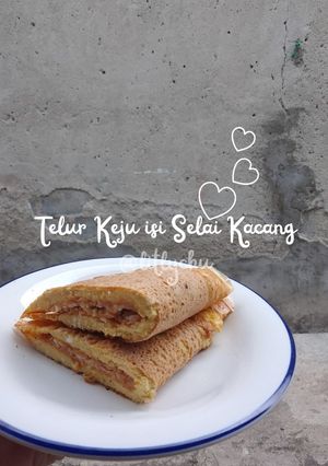 Foto resep Telur Keju isi Selai Kacang