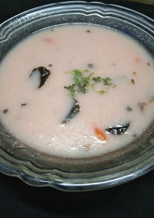 A picture of Beetroot kadhi.