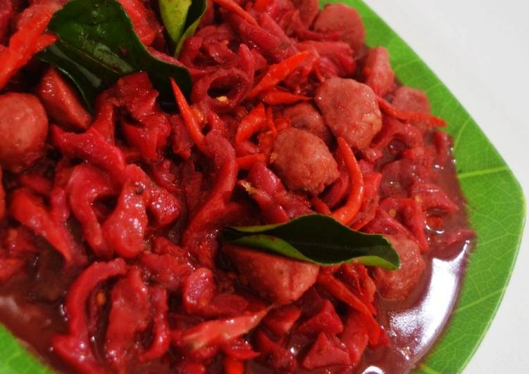 Easiest Way to Prepare Any-night-of-the-week Kulit Buah Naga Tumis Bumbu Kari