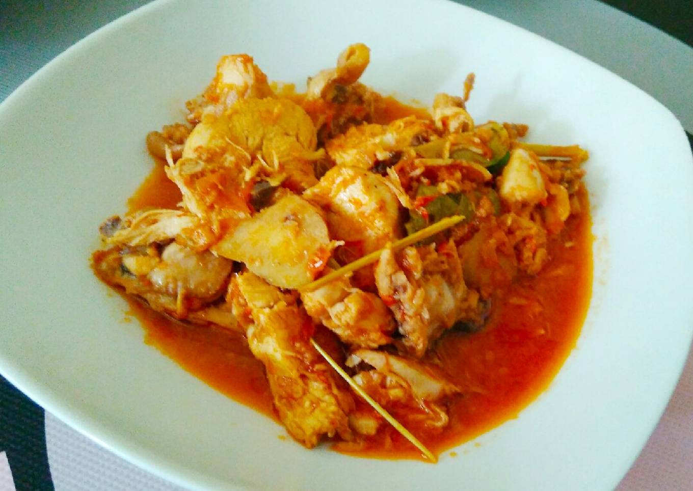 Ayam rica-rica pedas