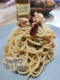 Foto resep Spaghetti Spicy Tuna