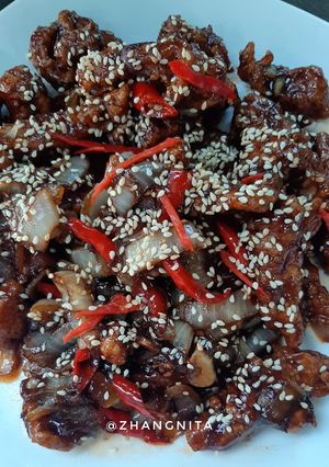 Foto resep Ayam Goreng Tepung Saus Teriyaki