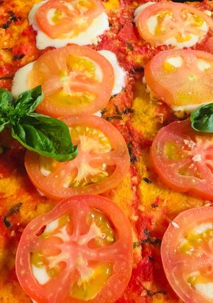 Una foto de Pizza polenta especial