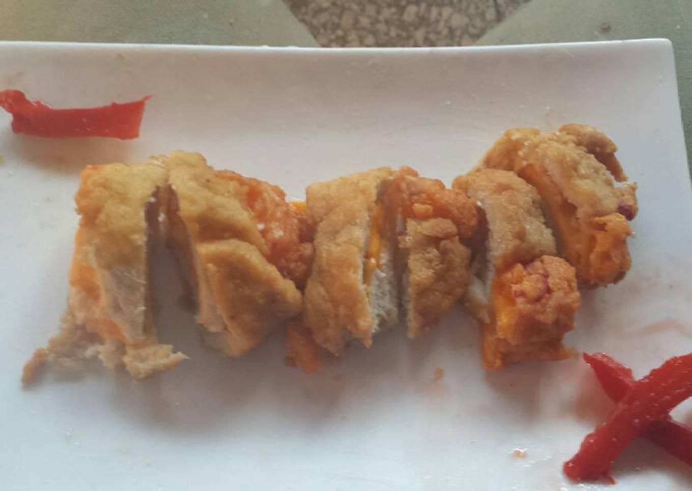 pechugas de pollo rellenas de queso