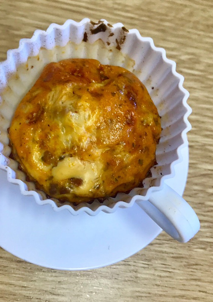 Una foto de Muffins con sabor a pizza