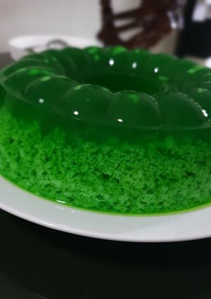 Foto resep Puding Pandan Lumut