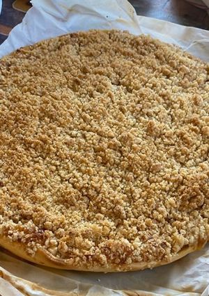 Une photo de Tarte aux pommes crumble