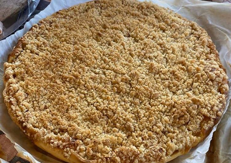 Comment Servir Tarte aux pommes crumble