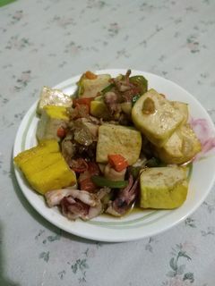 Foto resep Cumi asin pedas manis