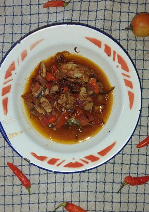 Foto resep Sarden ikan pindang pedas manis