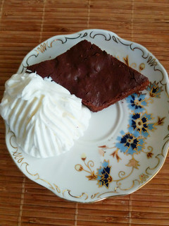 Brownie citromhabos krémmel recept fotója