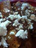 Enmoladas de huevo revuelto