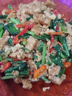 Foto resep Tumis sawi tempe