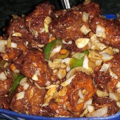 Restaurant style dry veg manchrian A picture of Restaurant style dry veg manchrian.